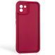Чохол силіконовий Soft Touch для Samsung Galaxy A03 бордовий (Повний захист камери) 0053941 фото 1