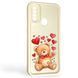 Чохол силіконовий Soft Touch з 3D принтом милий ведмедик для Oppo A31 молочний (Повний захист камери) 0044986 фото 1