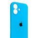 Чехол Silicone Case для Apple iPhone 17 голубой Light Blue (soft touch, кольца камеры, микрофибра) 0061882 фото 3