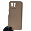 Чехол силиконовый Soft Touch для Xiaomi Mi 11 Lite 5G NE коричневый (Полная защита камеры)