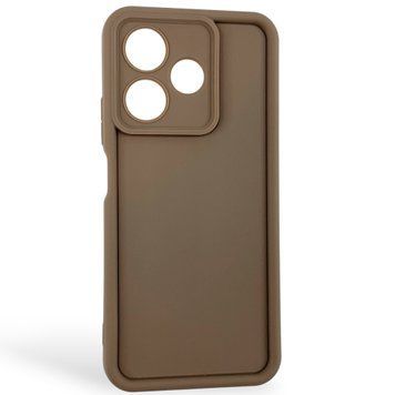 Чехол силиконовый Soft Touch для Oppo A5 Pro 5G коричневый (Полная защита камеры) 0054193 фото