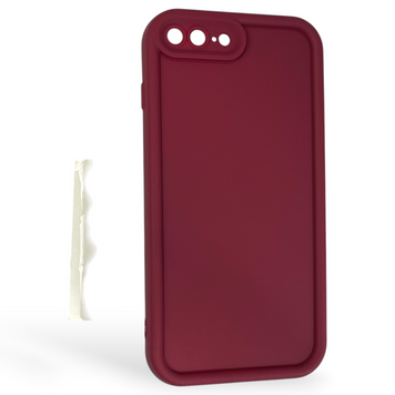 Чохол силіконовий Soft Touch для Apple iPhone 7 Plus бордовий (Повний захист камери) 0044249 фото