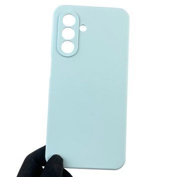Чехол для Samsung Galaxy A26 (SM-A266) силиконовый с микрофиброй нескользящий на самсунг а26 голубой 0031884 фото