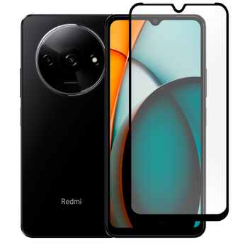 Захисне скло МАТОВЕ для телефона Xiaomi Redmi A3 протиударне повноекранне на сяомі редмі а3 чорне 0039308 фото