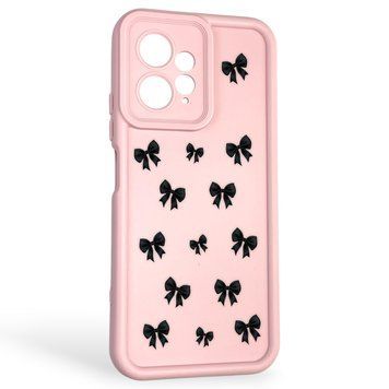 Чехол силиконовый Soft Touch с 3D принтом для Xiaomi Redmi Note 12 4G пудровый (Полная защита камеры) 0040855 фото