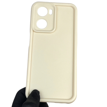 Чохол силіконовий Soft Touch для OPPO A77s (4G) молочний (Повний захист камери) 0039432 фото
