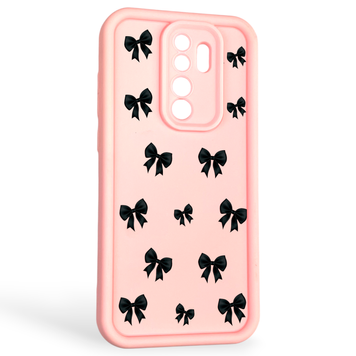 Чехол силиконовый Soft Touch с 3D принтом для Xiaomi Redmi Note 8 Pro розовый (Полная защита камеры) 0040922 фото