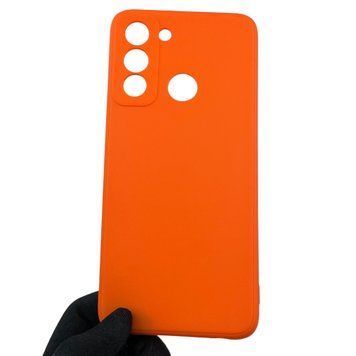 Чохол для TECNO Pop 5 LTE (BD4i) з квадратними гранями із захистом камери на техно поп 5 лте помаранчевий 0012651 фото