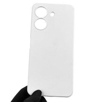 Чехол для Xiaomi POCO C65 силиконовый с микрофиброй нескользящий на сяоми поко с65 белый 0032466 фото