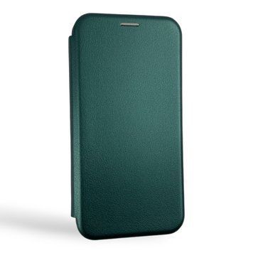 Чехол-книжка для Samsung Galaxy S25 Plus темно-зеленая (эко-кожа, магнит, подставка) 0073817 фото