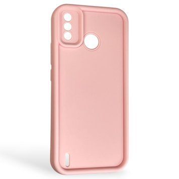Чохол силіконовий Soft Touch для Tecno Spark 6 Go (KE5) рожевий (Повний захист камери) 0044304 фото