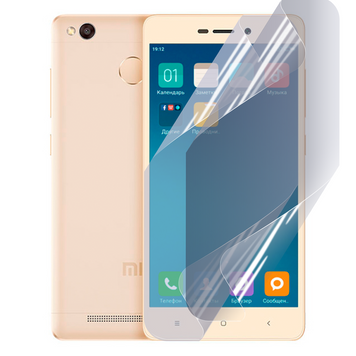 Плёнка гидрогелевая для Xiaomi Redmi 3X глянцевая на Сяоми редми 3х прозрачная 0011703 фото