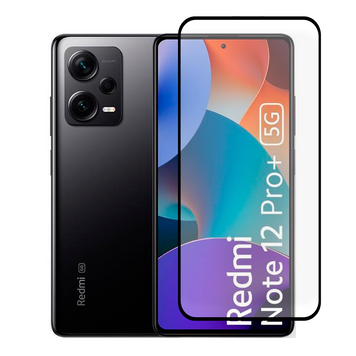 Защитное стекло для телефона Xiaomi Redmi Note 12 Pro Plus 5G противоударное на редми нот 12 про плюс черное 0038861 фото
