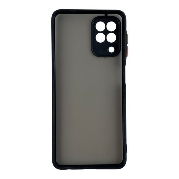Чехол для телефона Samsung Galaxy M32 4G (SM-M325F) с 3D принтом полевые цветы с высокими бортами черный 0059287 фото