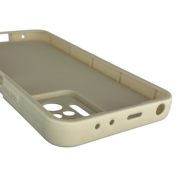 Чохол силіконовий Soft Touch з 3D принтом жіночим для Xiaomi Redmi Note 10 Pro молочний (Повний захист камери) 0043044 фото