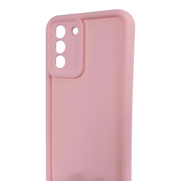 Чохол силіконовий Soft Touch для Samsung Galaxy S21 Plus рожевий (Повний захист камери) 0054042 фото