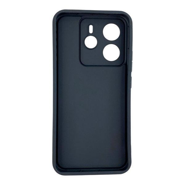 Чехол силиконовый Soft Touch с 3D принтом милые котики с лапками для Xiaomi Redmi Note 14 4G черный (Полная защита камеры) 0059666 фото