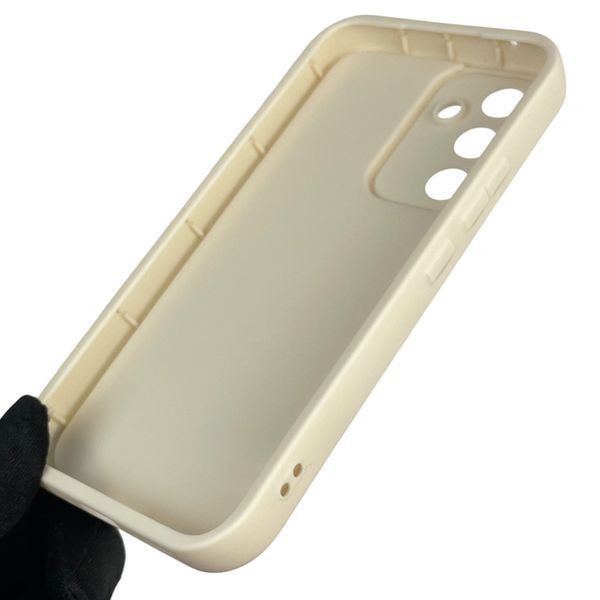 Чохол силіконовий оригінальний Soft Touch з 3D принтом злого кота для Samsung Galaxy A54 5G (SM-A546E) молочний (Повний захист камери) 0046537 фото