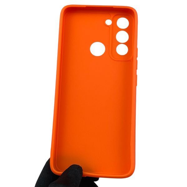 Чохол для TECNO Pop 5 LTE (BD4i) з квадратними гранями із захистом камери на техно поп 5 лте помаранчевий 0012651 фото