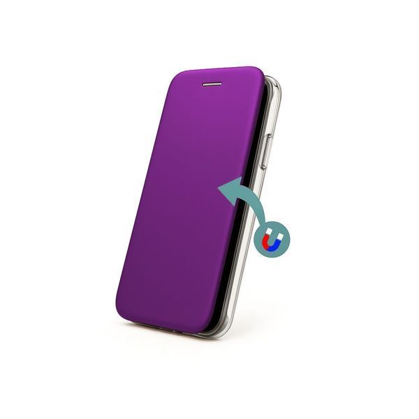 Чехол-книжка для Realme C25Y с подставкой на реалми с25у фиолетовая gd1 0017449 фото
