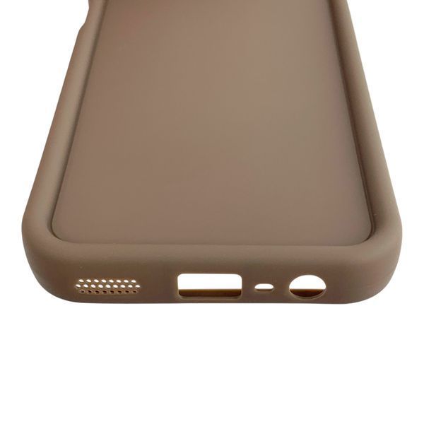 Чохол силіконовий Soft Touch для Oppo A17 коричневий (Повний захист камери) 0054313 фото