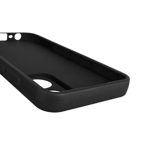 Чохол силіконовий оригінальний Soft Touch з 3D принтом злого кота для Oppo A78 4G чорний (Повний захист камери) 0046285 фото