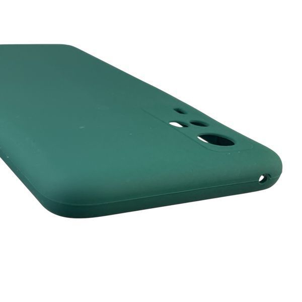 Чохол для Vivo Y53S силіконовий з мікрофіброю нековзний на віво у53с зелений 0032406 фото