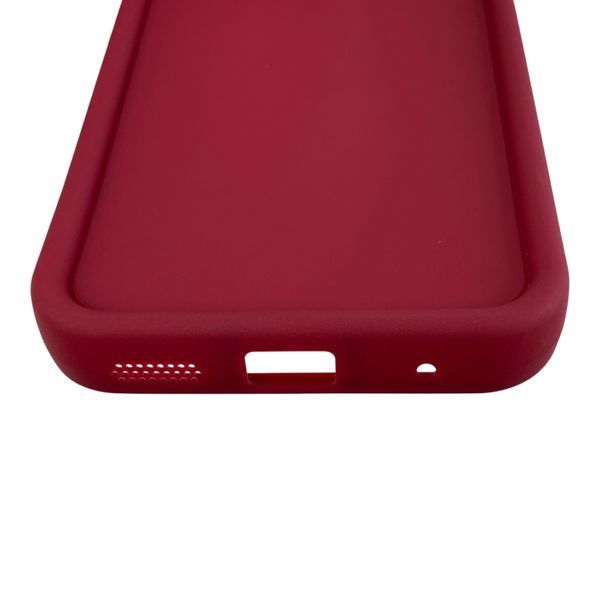 Чехол силиконовый Soft Touch для Motorola G22 бордовый (Полная защита камеры) 0054374 фото