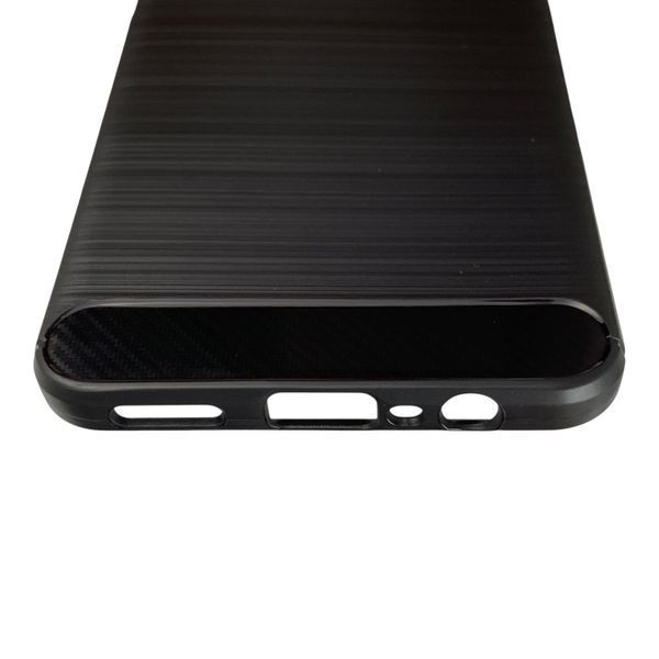 Чохол для телефона Realme C53 карбоновий протиударний з високими бортами чорний 0052091 фото