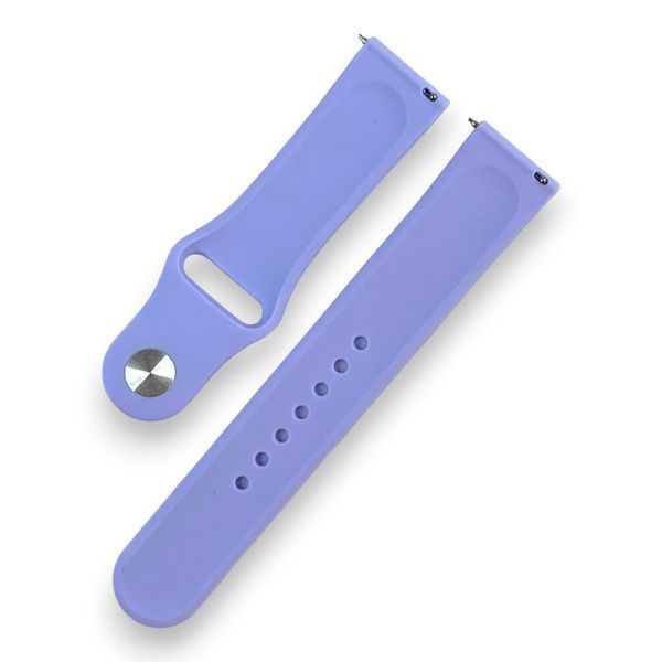 Ремешок силиконовый 20 мм для Garmin Venu сиреневый 0055516 фото