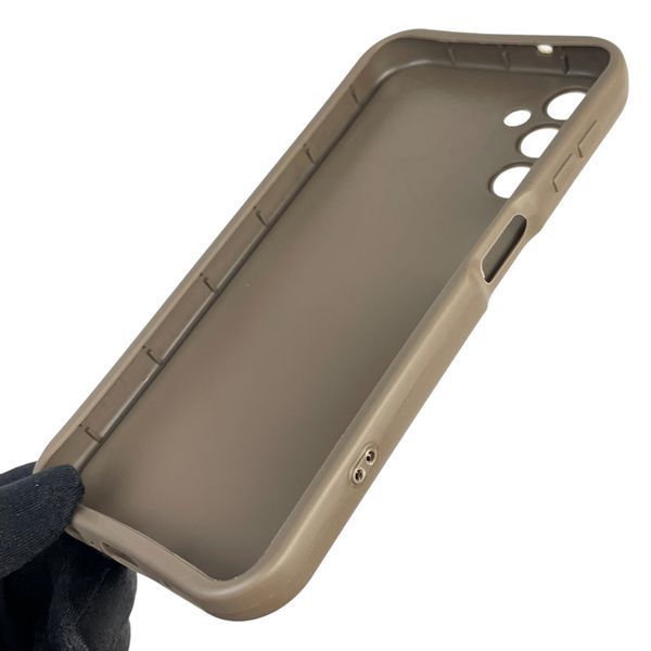 Чехол силиконовый оригинальный Soft Touch с 3D принтом мема сибу для Samsung Galaxy A14 5G (SM-A146) коричневый (Полная защита камеры) 0047472 фото