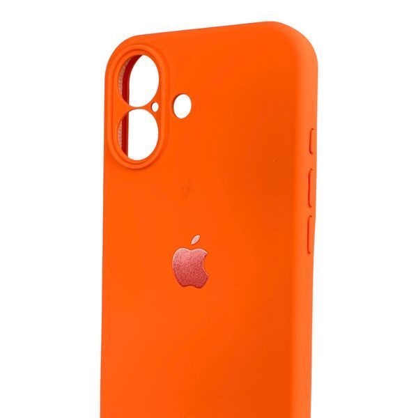 Чехол Silicone Case для Apple iPhone 17 оранжевый Orange (софт-тач, закрытая камера) 0061880 фото