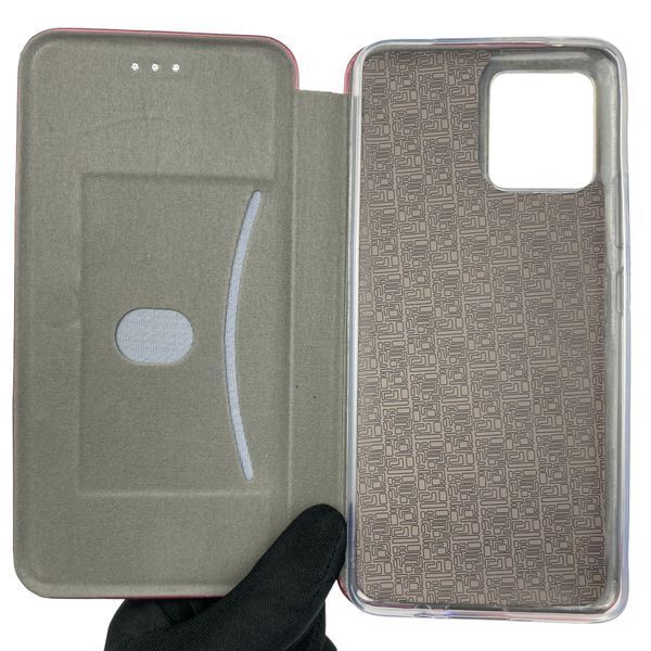 Чохол-книжка для Motorola Moto G72 PAVG0004RS з підставкою на моторола г72 бордова 0001423 фото