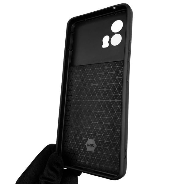 Чехол для Motorola G72 PAVG0004RS бронированный с кольцом со шторкой на камеру на моторола г72 чёрный 0001655 фото