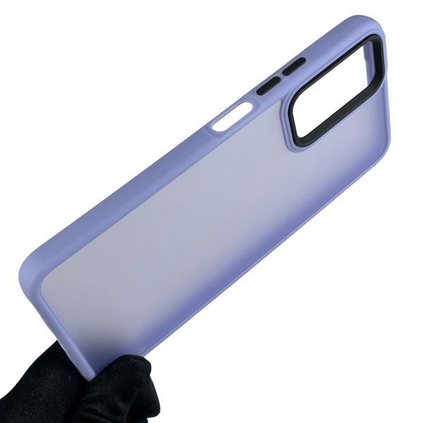 Чохол для OPPO A18 4G CPH2591 протиударний матовий напівпрозорий з високими бортами на оппо а18 4г бузковий 0000773 фото