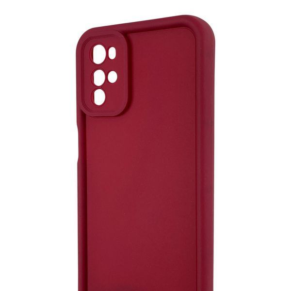 Чехол силиконовый Soft Touch для Motorola G22 бордовый (Полная защита камеры) 0054374 фото