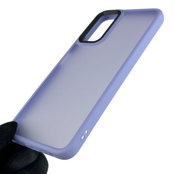 Чохол для OPPO A18 4G CPH2591 протиударний матовий напівпрозорий з високими бортами на оппо а18 4г бузковий 0000773 фото