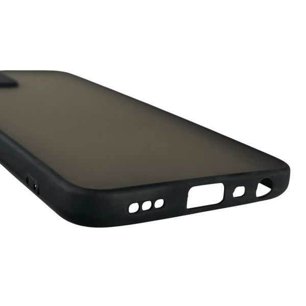 Чехол для Oppo A54 4G матовый с высокими бортами с защитой камеры на оппо а54 4г черный 0013394 фото