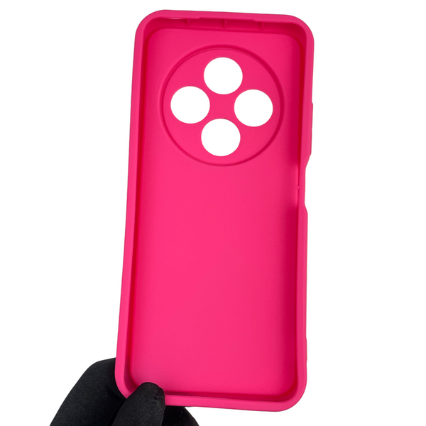 Чохол силіконовий Soft Touch з 3D принтом для Xiaomi Poco C75 малиновий (Повний захист камери) 0040733 фото