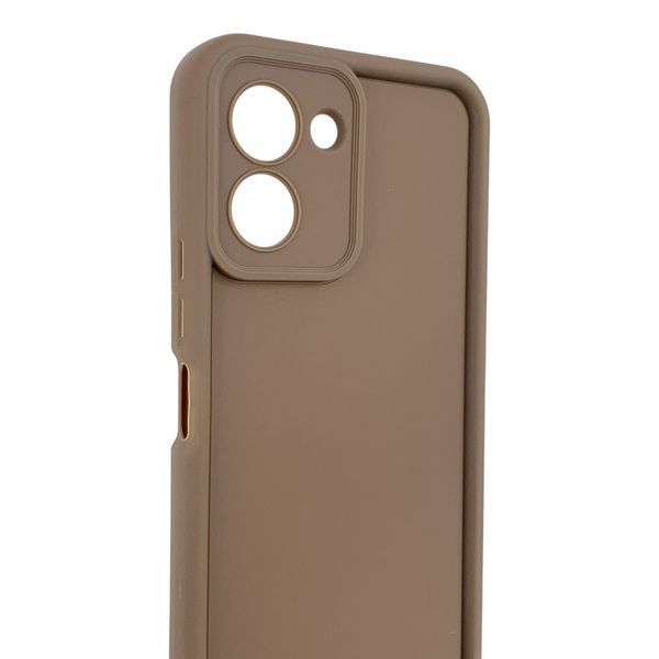 Чохол силіконовий Soft Touch для Tecno Spark Go 3 (KN3) коричневий (Повний захист камери) 0054481 фото