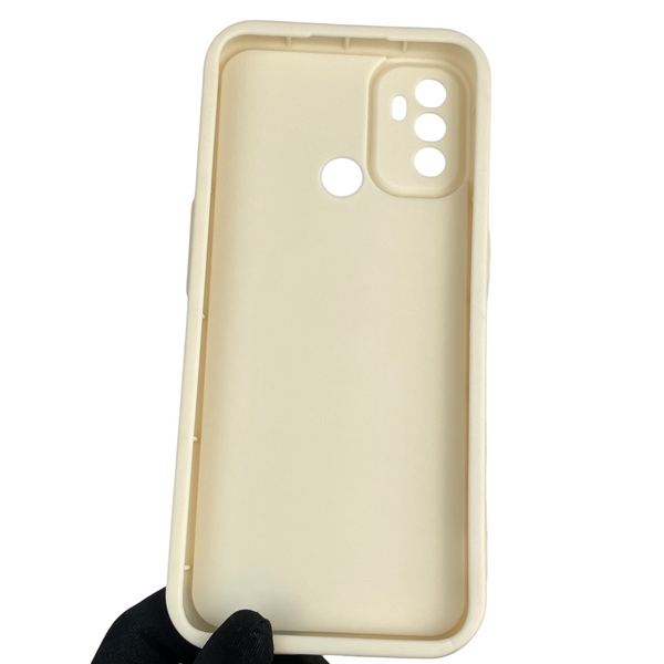 Чохол силіконовий Soft Touch з 3D принтом Майнкрафт для Oppo A32 молочний (Повний захист камери) 0041037 фото