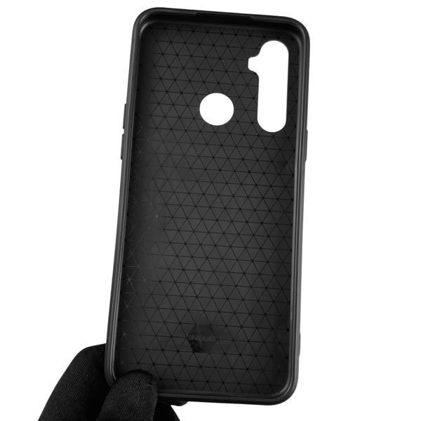 Чехол для Realme C3 бронированный с кольцом-держаталем со шторкой на реалми C3 черный rg1 0013603 фото