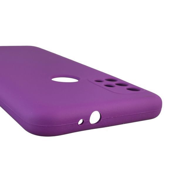 Чехол для Motorola Moto G30 (989606) силиконовый с микрофиброй нескользящий на моторола г30 фиолетовый 0031777 фото