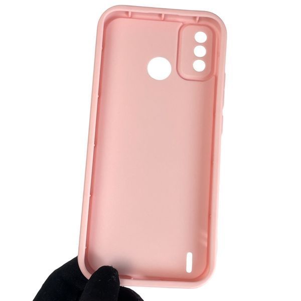 Чохол силіконовий Soft Touch для Tecno Spark 6 Go (KE5) рожевий (Повний захист камери) 0044304 фото