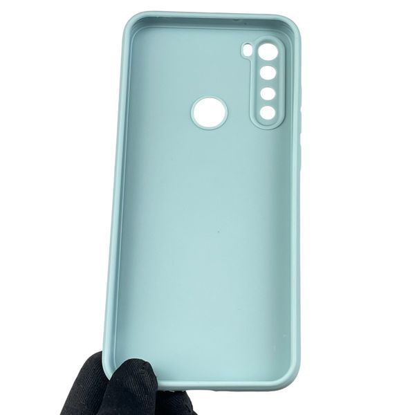 Чохол для Xiaomi Redmi Note 8 з квадратними гранями із захистом камери на сяомі редмі нот 8 сірий 0012904 фото