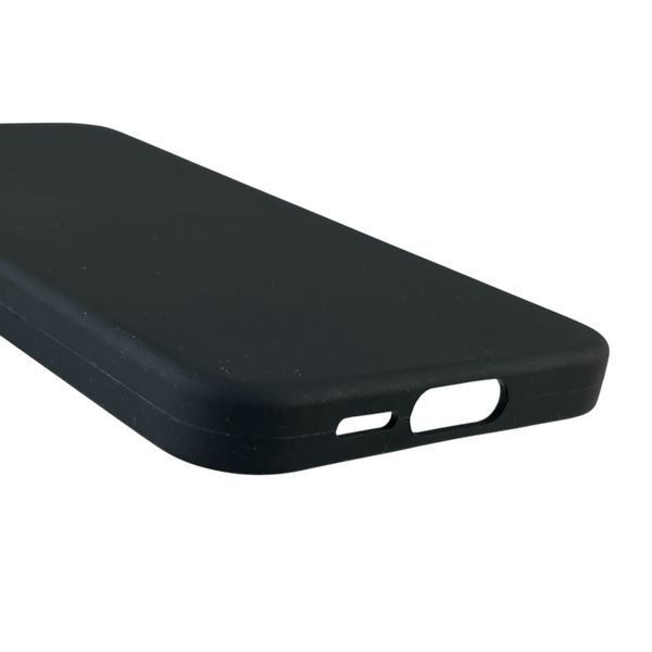Чехол для Samsung Galaxy S24 FE (SM-S721B) силиконовый с микрофиброй нескользящий на самсунг с24 фе черный 0032197 фото