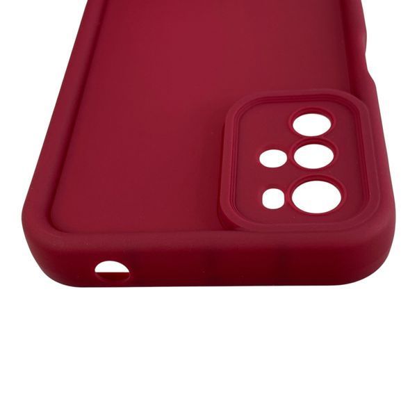 Чехол силиконовый Soft Touch для Motorola G22 бордовый (Полная защита камеры) 0054374 фото