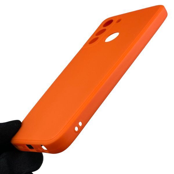 Чохол для TECNO Pop 5 LTE (BD4i) з квадратними гранями із захистом камери на техно поп 5 лте помаранчевий 0012651 фото