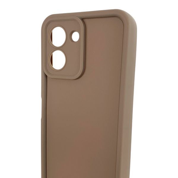 Чохол силіконовий Soft Touch для Tecno Spark Go 3 (KN3) коричневий (Повний захист камери) 0054481 фото