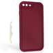 Чехол силиконовый Soft Touch для Apple iPhone 7 Plus бордовый (Полная защита камеры) 0044249 фото 1